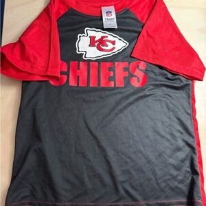 NFL Chiefs Red and Black Kids Tee